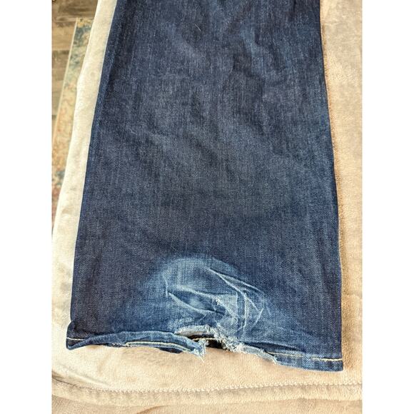 G-Star Originals Raw Denim BB Wide Pants Unisex Dark Wash Size 34W‎ x 34L Y2K - Picture 10 of 13